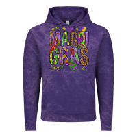 Cloud Purple Mardi Gras Vintage Hoodie - HowdyJamesFarm