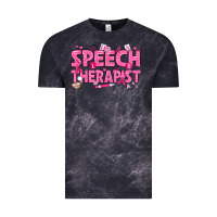 Cloud Black breast cancer speech therapist Vintage Tee - texasbilliewilder