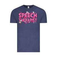 Vintage Denim breast cancer speech therapist Vintage Tee - texasbilliewilder