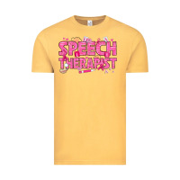 Vintage Mustard breast cancer speech therapist Vintage Tee - texasbilliewilder