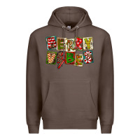Coffee Merry Vibes Premium Hoodie - FaDigitalArtStudio