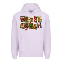 Lilac Merry Vibes Premium Hoodie - FaDigitalArtStudio