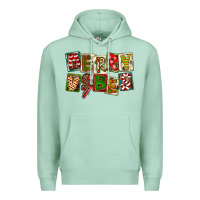 Seafoam Merry Vibes Premium Hoodie - FaDigitalArtStudio