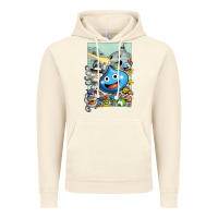Vintage Artic dragon quest slime print Vintage Hoodie - lanVoArt