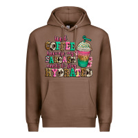 Chestnut iced coffee because my sarcasm needs to stay hydra Premium Hoodie - Jasminsmagicworld