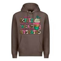 Coffee iced coffee because my sarcasm needs to stay hydra Premium Hoodie - Jasminsmagicworld