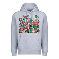Heather Grey iced coffee because my sarcasm needs to stay hydra Premium Hoodie - Jasminsmagicworld