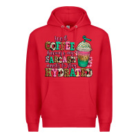 Red iced coffee because my sarcasm needs to stay hydra Premium Hoodie - Jasminsmagicworld