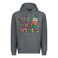 Rock iced coffee because my sarcasm needs to stay hydra Premium Hoodie - Jasminsmagicworld