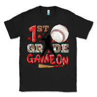 Black back to school 1st baseball game on Classic Tee - NancyCooperArtShop