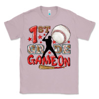 Lilac back to school 1st baseball game on Classic Tee - NancyCooperArtShop