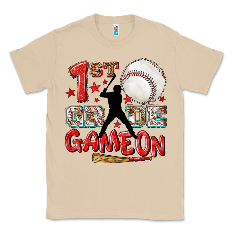 Back To School 1st Baseball Game On Classic Tee by NancyCooperArtShop | Teevron
