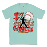Seafoam back to school 1st baseball game on Classic Tee - NancyCooperArtShop