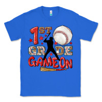 True Royal back to school 1st baseball game on Classic Tee - NancyCooperArtShop