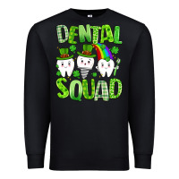 Black st. patricks day dental squad Premium Sweatshirt - Artiststas