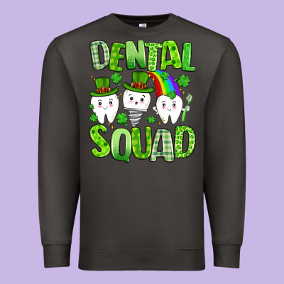 St. Patricks Day Dental Squad Premium Sweatshirt Designed By Artiststas