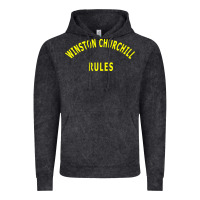 Vintage Black Trending Winston Churchill Rules Vintage Hoodie - lanVoArt
