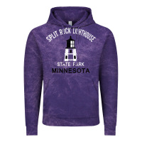 Cloud Purple Trending Split Rock Lighthouse Minnesota State Park Vintage Hoodie - lanVoArt