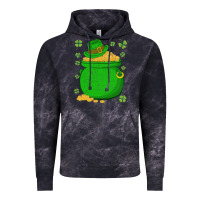 Cloud Black ireland leprechaun hat pot of gold irish st patricks day Vintage Hoodie - lanVoArt