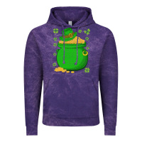 Cloud Purple ireland leprechaun hat pot of gold irish st patricks day Vintage Hoodie - lanVoArt