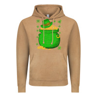 Vintage Camel ireland leprechaun hat pot of gold irish st patricks day Vintage Hoodie - lanVoArt