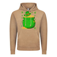 Vintage Coffee ireland leprechaun hat pot of gold irish st patricks day Vintage Hoodie - lanVoArt