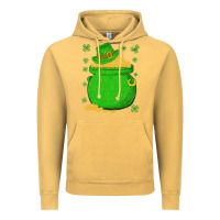 Vintage Mustard ireland leprechaun hat pot of gold irish st patricks day Vintage Hoodie - lanVoArt