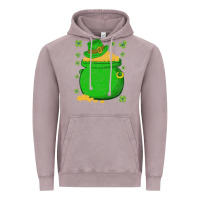 Vintage Zinc ireland leprechaun hat pot of gold irish st patricks day Vintage Hoodie - lanVoArt
