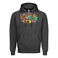 Charcoal Heather My Favorite Players Call Me Mawmaw Zipper Hoodie - CowhideDigitalArt