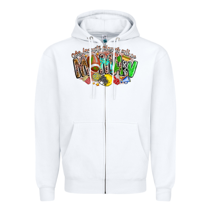 My Favorite Players Call Me Mawmaw Zipper Hoodie by CowhideDigitalArt | Teevron