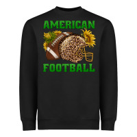 Black american football Heavyweight Sweatshirt - BundleAndBundleShop