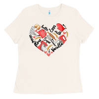 Bone bake tools heart Ladies Tee - Artiststas