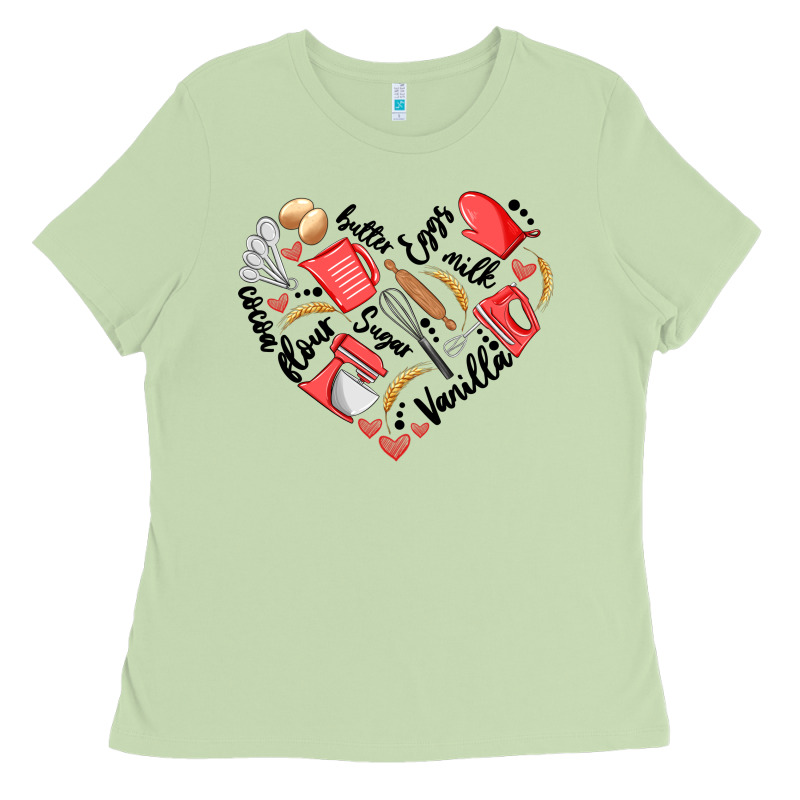 Bake Tools Heart Ladies Tee by Artiststas | Teevron