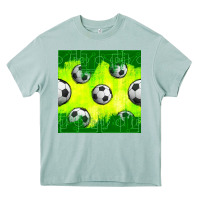 Arona soccer balls with field  and tactics seamless pattern Heavy Core Tee - BundleAndBundleShop