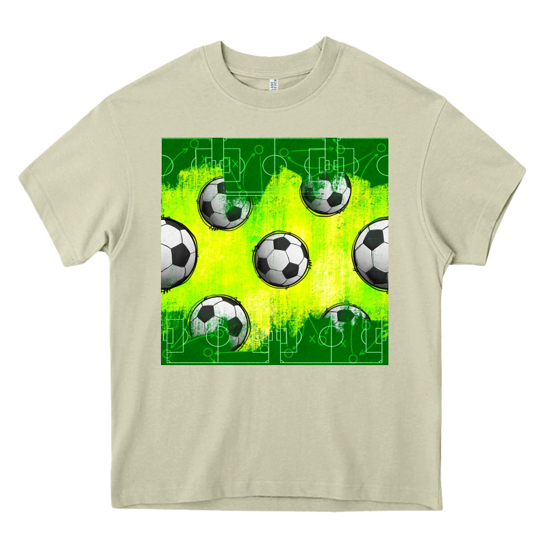 Soccer Balls With Field  And Tactics Seamless Pattern Heavy Core Tee by BundleAndBundleShop | Teevron