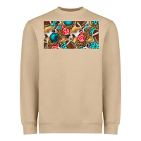 Mushroom american  football with turquoise license plate Heavyweight Sweatshirt - BundleAndBundleShop