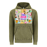 Vintage Olive let's make pour decisions Vintage Hoodie - TumblerDesignByShophia