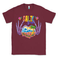 Burgundy Salty soul Classic Tee - NancyCooperArtShop