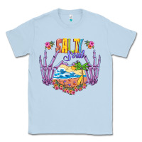 Dusty Blue Salty soul Classic Tee - NancyCooperArtShop