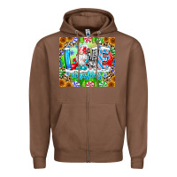 Chestnut Love Christmas gnome Zipper Hoodie - CowhideDigitalArt