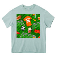 Arona soccer ball uniform and shoes seamless pattern Heavy Core Tee - BundleAndBundleShop