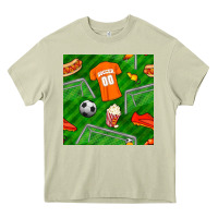 Mossy soccer ball uniform and shoes seamless pattern Heavy Core Tee - BundleAndBundleShop