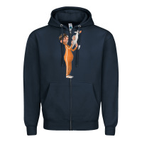 Navy vector despicable me Zipper Hoodie - lanVoArt