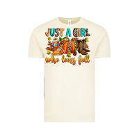 Just A Girl Who Loves Fall Vintage Tee | Teevron