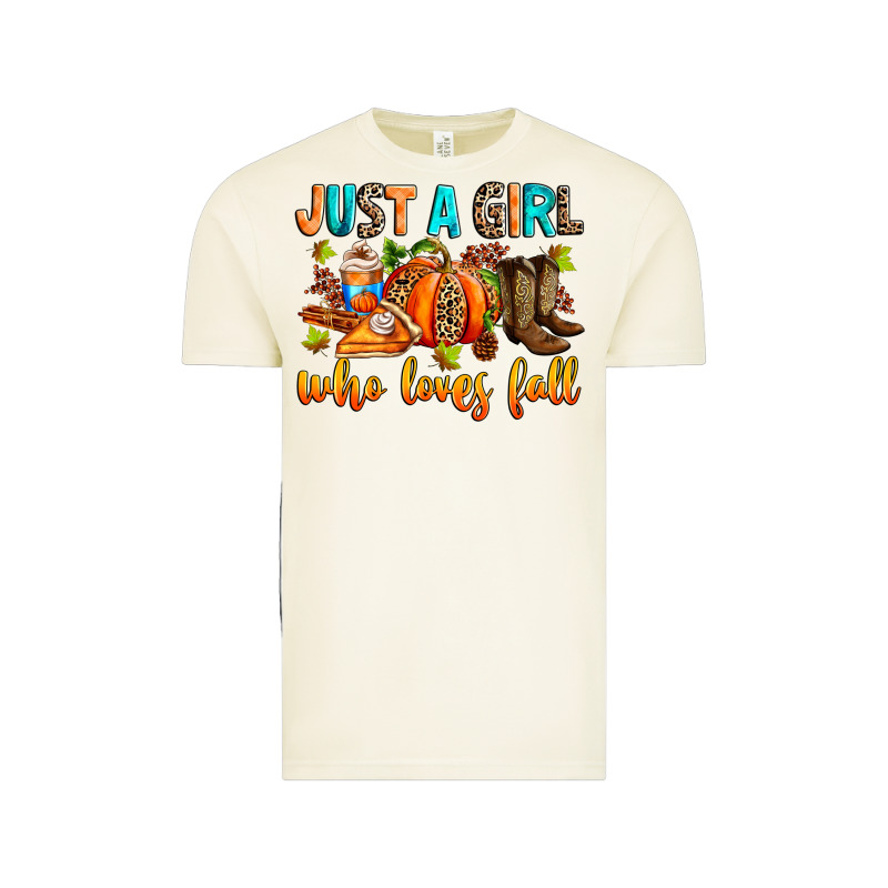 Just A Girl Who Loves Fall Vintage Tee by RanaPortraitStore | Teevron
