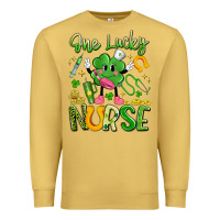 Antique Gold one lucky nurse Premium Sweatshirt - Artiststas