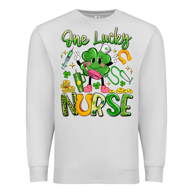 One Lucky Nurse Premium Sweatshirt by Artiststas | Teevron