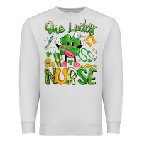 Dove Grey one lucky nurse Premium Sweatshirt - Artiststas