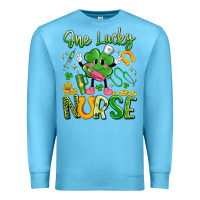 Ocean Blue one lucky nurse Premium Sweatshirt - Artiststas