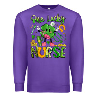 Purple one lucky nurse Premium Sweatshirt - Artiststas